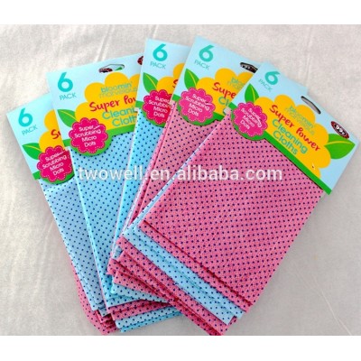 super scrubbing micro dots cleaning cloths