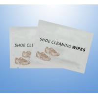 Shoe dirty wiping means wipes monolithic printed sludge